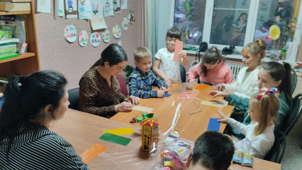 Творческое занятие для детишек